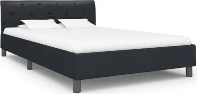 Obrázek produktu pro vidaXL Postelový rošt černá umělá kůže 120 x 200 cm