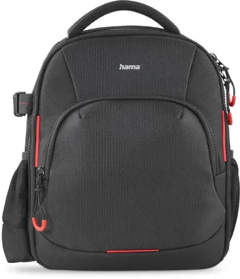 Produktbild von Hama Ohio, Rucksack, Jede Marke, Schultergurt, Schwarz, Rot