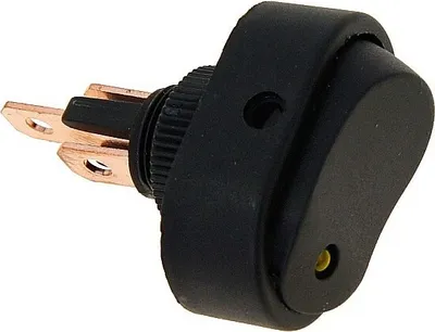Immagine prodotto di Interruttore elettrico CC con LED giallo, max 30A