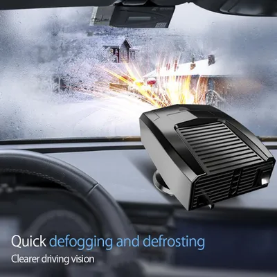 Produktbild von Auto-Heizung, 2-in-1, tragbar, schnell aufheizend, Winterventilator, Auto-Windschutzscheiben-Defroster