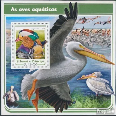Produktbild von Briefmarken Sao Tome e Principe 2017 Mi Block 1260 (kompl. Ausgabe) postfrisch Wasservögel