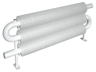 Zdjęcie produktu dla Grzejnik żebrowy Isan Spiral RAO3 76X156X1000 ścienny biały ZO30761000W-01