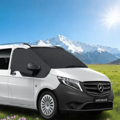 Productafbeelding van Windscreen Cover Replacement for Vito III W447 2014-2024 600D Oxford Cloth Windscreen Wrap Cover Waterproof Anti-Ice Snow Car Frost Cover Sun