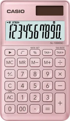 Obrázek produktu pro CASIO SL-1000SC Kapesní kalkulačka růžová