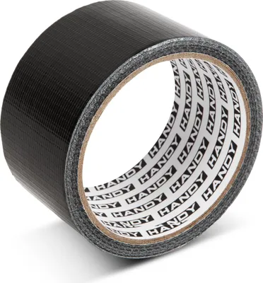 Produktbild von Verstärktes Gewebeband Schwarz 10 m × 48 mm – Handreißbares, starkes Gewebeband mit Faserverstärkung [11081A]