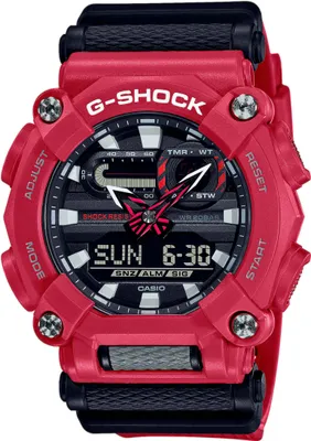 Produktbild von Casio G-Shock Uhr GA-900-4AER Armbanduhr rot schwarz