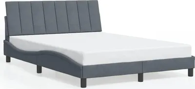 Immagine prodotto di Giroletto con testiera in velluto grigio scuro 120x200 cm