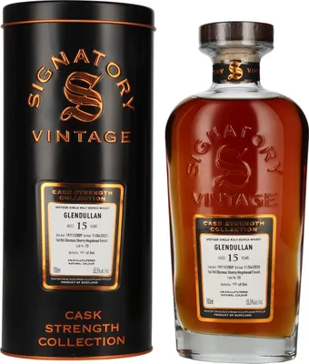 Produktbild von Signatory Vintage GLENDULLAN 15 Years Old 1st Fill Oloroso Cask Strength #10 2009 55,5% Vol. 0,7l in Tinbox