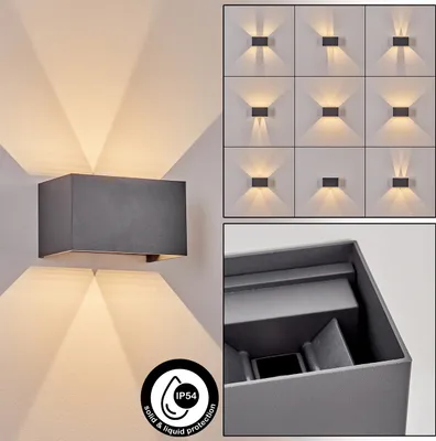 Produktbild von Salbertand Wandlampe aus Metall in Anthrazit