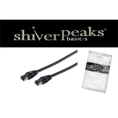 Produktbild von shiverpeaks BS08-41005, 0,25 m, Cat8, F/FTP (FFTP), RJ-45, RJ-45, Schwarz