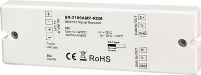 Produktbild von SR-2100AMP-RDM DMX512 Signalverstärker  und  Repeater 12-24V DC Booster