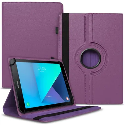 Produktbild von Tablet Hülle für SAMSUNG Galaxy Tab S10 Lite Tasche Schutzhülle Case 360 CoverFarbe 360 Uni:Lila