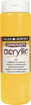 Obrázok produktu pre Daler Rowney Graduate Akrylová farba Cadmium Yellow Hue 500 ml 1 ks