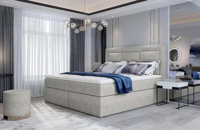 Produktbild von Boxspringbett 140x200 TERIVO – beiges