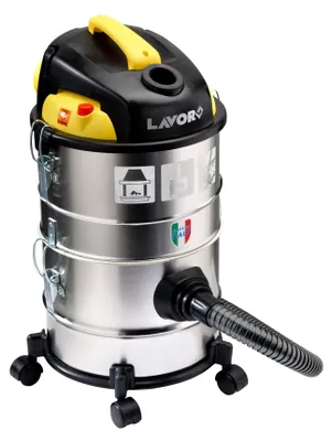 Zdjęcie produktu dla LAVOR Ashley Kombo, 28 l, Czarny, Stal nierdzewna, Żółty, Stal nierdzewna, 4 szt., Suchy i Mokry, 18 kPa