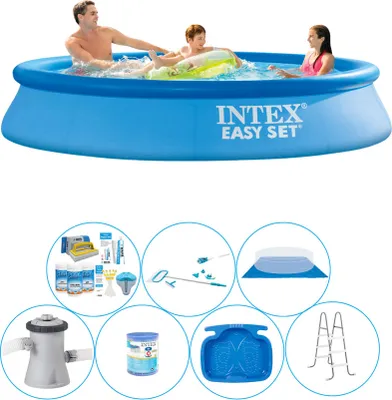 Zdjęcie produktu dla Intex Easy Set Round 305x61 cm - 8-częściowy - zestaw basenowy All-in-1