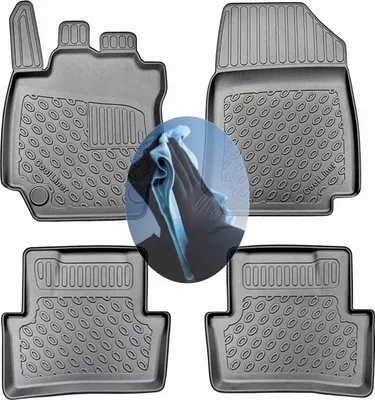 Produktbild von Z511210 TPE-Gummifußmatten kompatibel mit  Renault Capture Dynamique S I 1 Steilheck Geländewagen SUV 5-türer 2013-2019