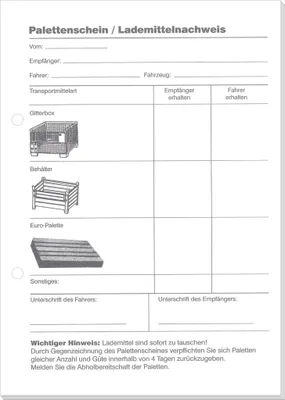 Produktbild von RNK Palettenschein-Block, DIN A5 hoch
