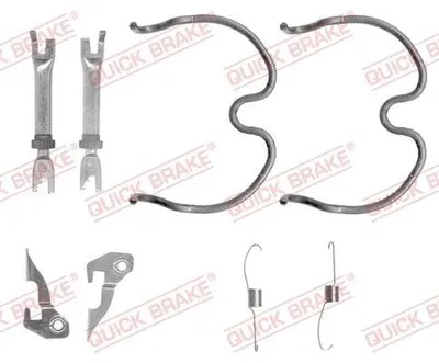 Produktbild von QUICK BRAKE Zubehörsatz Bremsbacken Zubehörsatz Bremsbacken 105-0837S Hinten für OPEL AGILA (A) (H00)