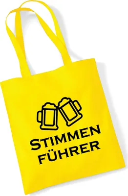 Produktbild von Huuraa Jutebeutel Stimmenführer Spielmanszug 10 Liter Yellow Baumwolle Tasche Geschenkidee