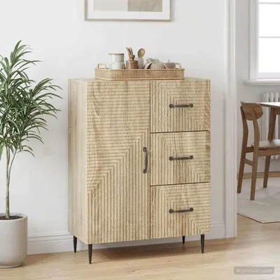 Immagine prodotto di Maison Exclusive - Credenza in rovere Sonoma 66 x 34,5 x 89,5 cm in materiale derivato dal legno