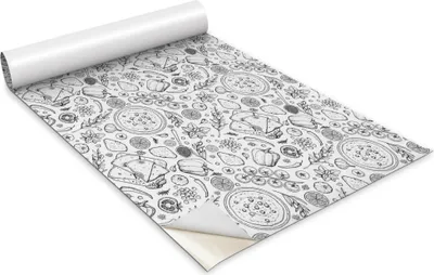 Zdjęcie produktu dla Folia samoprzylepna - Okleina meblowa - Dekoracyjna - Do mebli - Tapeta - Naklejka - Folia - Przyprawione warzywa i owoce - 100 x 50 cm