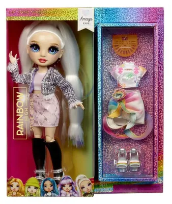 Image de Poupées tendance de la collection Rainbow High Style Icons Amaya