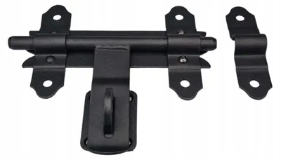Image de Marmex Verrou de Portail Noir 150mm pour Garage