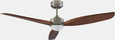 Zdjęcie produktu dla Energooszczędny wentylator sufitowy z oświetleniem LED i pilotem Embat 132 cm