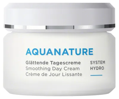 Produktbild von Annemarie Börlind Aquanature Smoothing Day Cream, Tagescreme, Frauen, trockene Haut, Gesicht, Feuchtigkeitsspendend, Regenerierend, Glättend, 50 ml