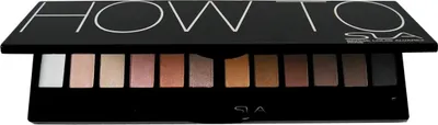 Produktbild von Make-up Palette mit verschiedenen Farbtönen aus der How to Serie, 12g Nettoinhalt