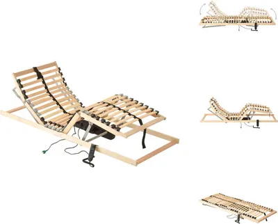 Produktbild von vidaXL Lattenrost Elektrischmit 28 Latten 7 Zonen 70x200 cm -  Betten & Bettgestelle