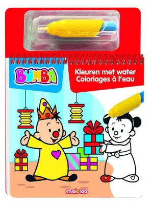 Produktbild von Studio 100 Bumba Colorbook Farben mit Wasser Geburtstag