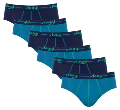 Produktbild von sloggi Herren Slip 6-Pack Start Midi - MULTIPLE COLOURS 20 - Größe 4