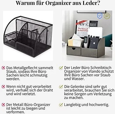 Obrázek produktu pro Organizér na psací stůl Famanu – Multifunkční – Vysoká kvalita