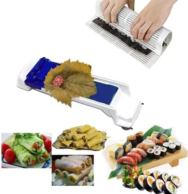 Produktbild von LATRAT Rollenmaschine, Weinblätter, Roller, Gemüse Fleisch, Werkzeug, Sushi Blätter, Werkzeug, DIY Gemüse Fleisch Rollwerkzeug