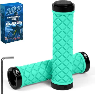 Obrázok produktu pre Bicyklové rukoväte 22.2 mm, protišmykové, s kľúčom, pre horský bicykel