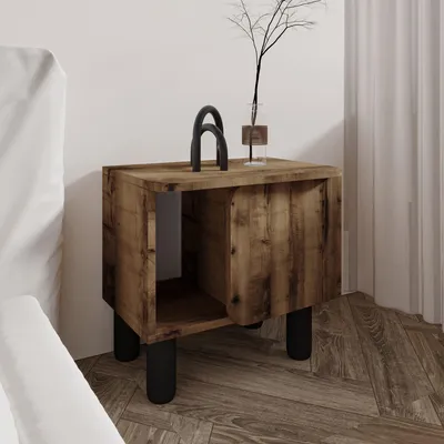 Obrázok produktu pre Skye Decor, kvalitné nočné stolíky (3 kusy) – antikový orech, 100% melamín | 12345