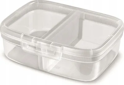 Produktbild von Curver Snap Box Behälter mit Teiler, 1.8L, Transparent