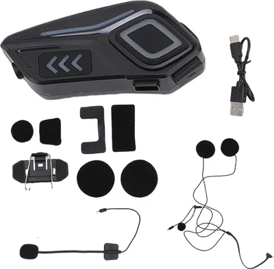 Zdjęcie produktu dla Zestaw słuchawkowy na kask motocyklowy Bluetooth 5.4 Bezprzewodowa redukcja szumów Wodoodporne słuchawki motocyklowe do jazdy na rowerze i dojazdów do pracy