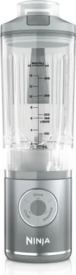 Produktbild von Ninja BC251EUSL, Tragbarer Mixer, 0,57 l, Eis-Crusher, Silber, Transparent