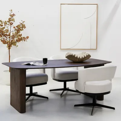 Produktbild von Giga Meubel Esstisch Dai - 240x100x76cm - Dunkelbraunes Mangoholz