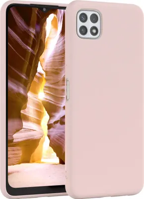 Produktbild von EAZY CASE Silikonhülle für Samsung Galaxy A22 5G Silikon Backcover Schutz in Rosa