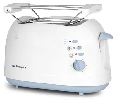 Toaster für 2 Scheiben, 6 Bräunungsstufen, 750 W, LED-Anzeige