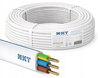 Immagine prodotto di Cavo BVV-P 3x1,5 bianco, 50 m