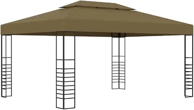 Produktbild von Pavillon 3x4 m Taupe 180 g/m? Partyzelt, Gartenzelt Festzelt Gartenpavillon zum Garten, Hochzeit, Camping