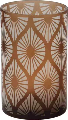 Produktbild von Fink CALANA, Windlicht, Glas, braun, H. 20 cm, D. 12 cm Höhe: 20.00 cm Durchmesser: 12.00 cm 115168