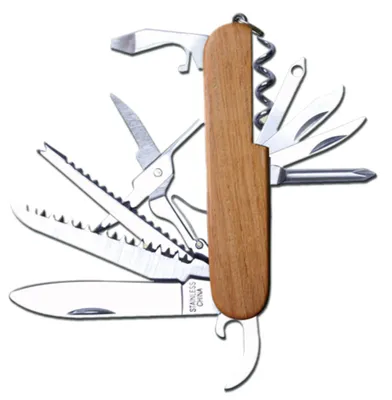 Immagine prodotto di Coltello Tascabile Manico In Legno Naturale