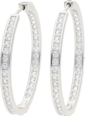 Produktbild von Creolen Silber 925 Zirkonia JL52-06-0059 JuwelmaLux