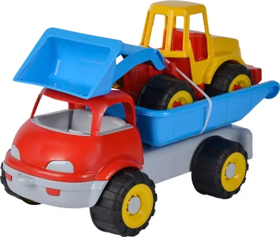 Immagine prodotto di Autocarro ribaltabile con escavatore